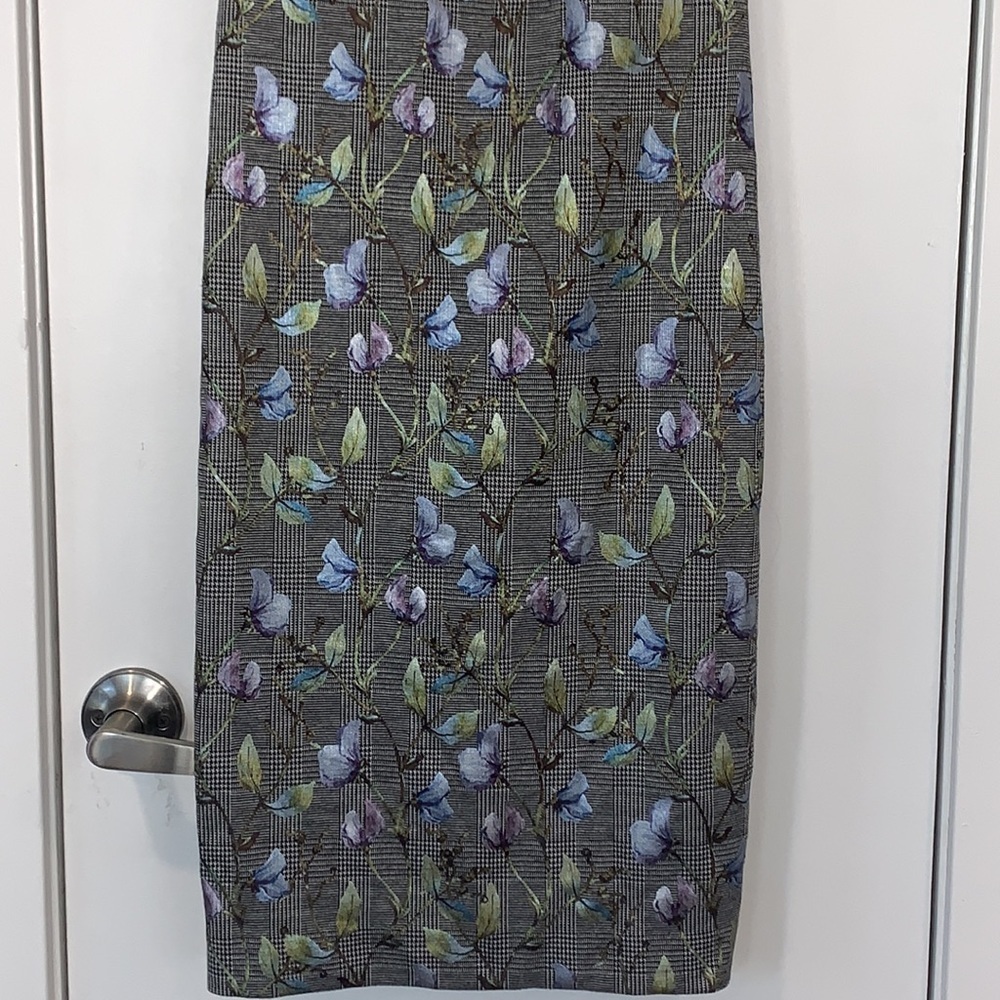 NWOT RACHEL Rachel Roy Jolie Dress Plaid Floral XS - Picture 5 of 11